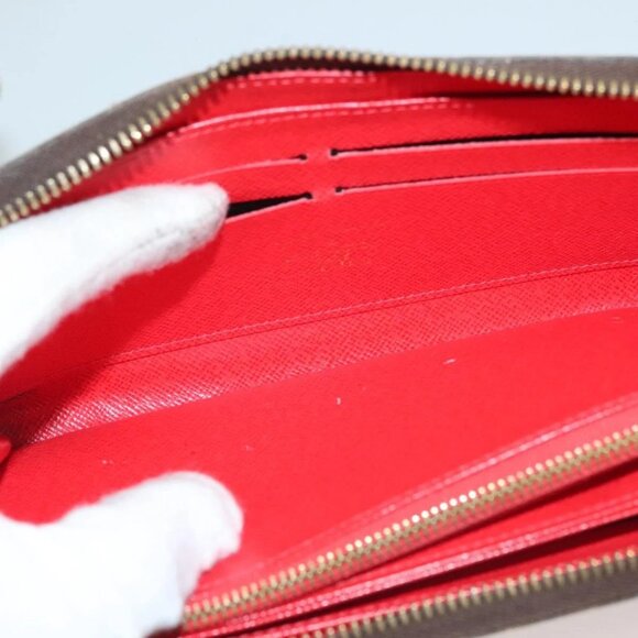 LOUIS VUITTON Monogram Yayoi Kusama Zippy Wallet Red M60450 LV Auth 132196 - Picture 9 of 16